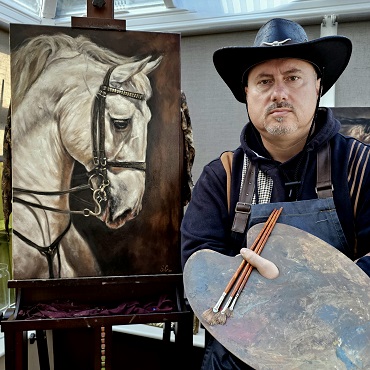Artist profile of featured artist Sabbi Gavrailov on the UK Artists online gallery